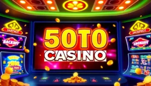 Gambar promosi mentoto daftar menunjukkan suasana kasino online aman dan menarik dengan simbol slot dan jackpot besar untuk menarik perhatian pemain.