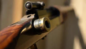High-quality image showcasing a classic Winchester rifle with a focus on the 32WIN cartridge for firearm enthusiasts and collectors.