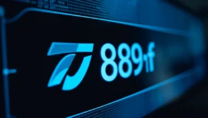Dynamic digital graphic highlighting the 789f brand logo with modern design elements, emphasizing technology and innovation for user engagement and accessibility.