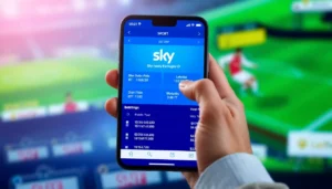 Sky Exchange Id verification process on mobile, showcasing quick registration and secure login, emphasizing ease and safety for users.