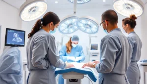 Fivet Italia fertility specialists performing IVF in a clean, modern clinic environment for